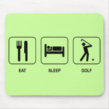 Eat Sleep Golf Mousepad