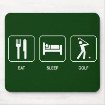 Eat Sleep Golf Mousepad