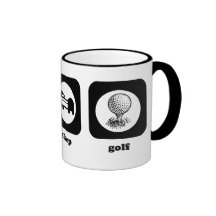 Eat. Sleep. Golf. Mug