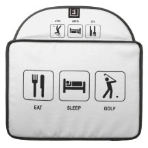 Eat Sleep Golf Sleeve For MacBook Pro