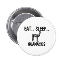 Eat Sleep GUANACOS Buttons