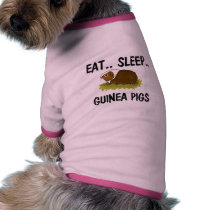 Eat Sleep GUINEA PIGS pet clothing by AnimalShirts Eat Sleep GUINEA PIGS pet clothing
