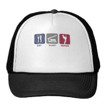 Eat Sleep Guitar Hat