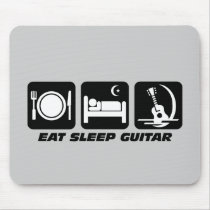 Eat sleep guitar mouse mats