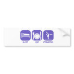 EAT SLEEP GYMNASTICS BUMPER STICKERS EAT SLEEP GYMNASTICS BUMPER STICKERS