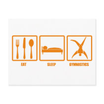 Eat Sleep Gymnastics postcards by eatsleep Eat Sleep Gymnastics postcards