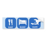 Eat Sleep Haiti Bumper Sticker