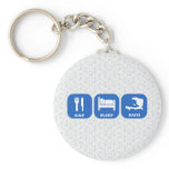 Eat Sleep Haiti Key Chain