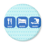 Eat Sleep Haiti magnets