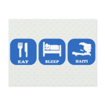 Eat Sleep Haiti Post Card