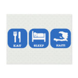 Eat Sleep Haiti Post Card