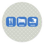 Eat Sleep Haiti stickers