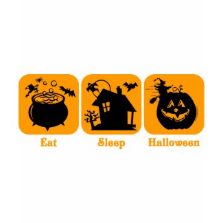 Eat Sleep Halloween shirt