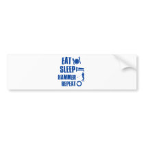 Eat sleep Hammer Bumper Stickers