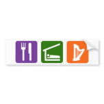 Eat Sleep Harp Bumper Sticker