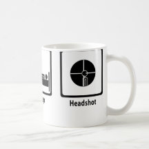 Eat, Sleep, Headshot - FPS Gamer Mug