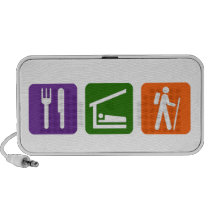 Eat Sleep Hiking Ipod Speakers