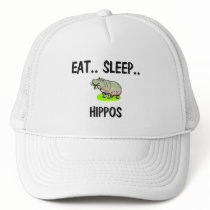 Eat Sleep HIPPOS Mesh Hat