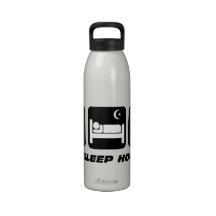 eat sleep hockey reusable water bottles