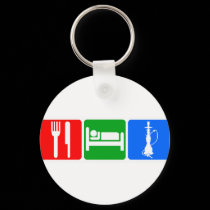 Eat,Sleep,Hookah keychains