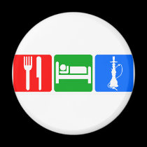 Eat,Sleep,Hookah magnets