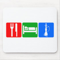 Eat,Sleep,Hookah mousepads