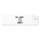 standard_bumpersticker - Please vist my gallery zazzle.com/animalshirts for more Insect STAMPS, tshirts, mugs, hats and other Eat Sleep INSECTS gifts. Use the search tool at my store for other professional and jobs merchandise. Eat Sleep INSECTS products avaiable on tshirts,sweatshirts,kids shirts, infant onsies, stickers, magnets, and much more Insect clothing fully customizable to your specifcations. If you like what you see, please link to my store (www.zazzle.com/animalshirts) or email a friend.