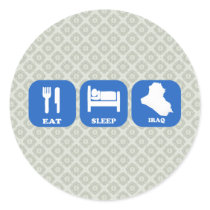 Eat Sleep Iraq Sticker