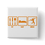 Eat Sleep Javelin Button