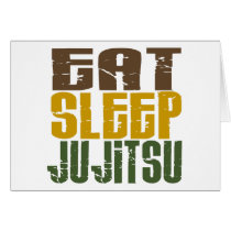 Eat Sleep Ju Jitsu 1 Cards