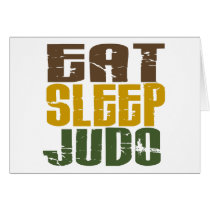 Eat Sleep Judo 1 Greeting Cards
