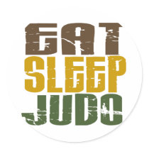 Eat Sleep Judo 1 stickers