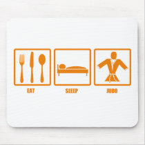 Eat Sleep Judo mousepads