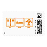 Eat Sleep Judo postage
