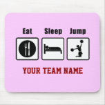 Eat Sleep Jump Cheerleader Mousepad Mouse Pad
