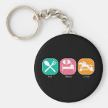 Eat Sleep Jump Key Chain