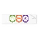 Eat Sleep Kayak bumper stickers by 1000suns Eat Sleep Kayak bumper stickers