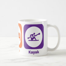 Eat Sleep Kayak Coffee Mug