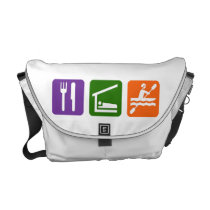 Eat Sleep Kayaking Commuter Bags