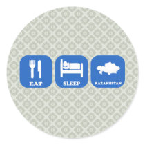 Eat Sleep Kazakhstan Sticker
