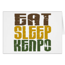 Eat Sleep Kenpo 1 Card