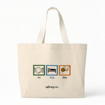 Eat Sleep Knit Tote Bags