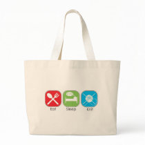 Eat Sleep Knit bags by mariabellimages Eat Sleep Knit bags