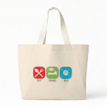 Eat Sleep Knit Bag