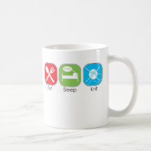 Eat Sleep Knit Mugs