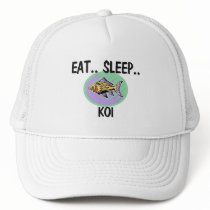 Eat Sleep KOI hats