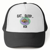 Eat Sleep KOI hats