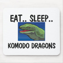 Eat Sleep KOMODO DRAGONS Mouse Mats