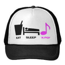 Eat Sleep Kpop Hat