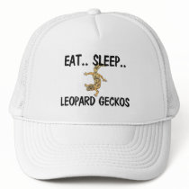 Eat Sleep LEOPARD GECKOS hats by AnimalShirts Eat Sleep LEOPARD GECKOS hats